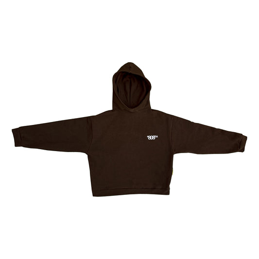 808 Brown Overboxy Hoodie